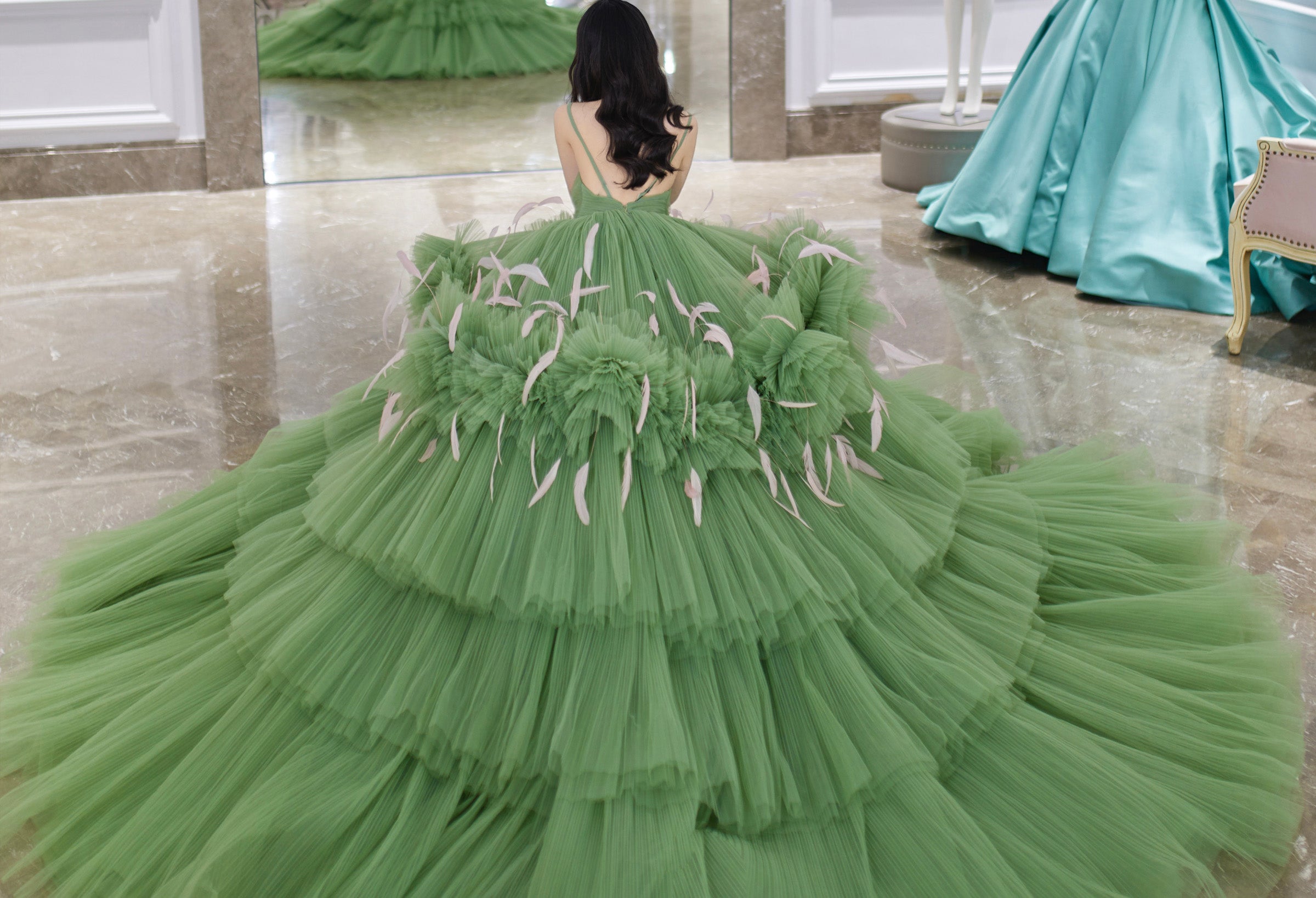 Wedding Dress Green – Rosymae