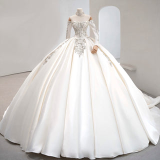 Long Sleeve Wedding Gowns / Bridal Dresses