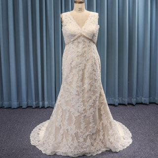 Elegant Plus Size Mermaid Wedding Dress