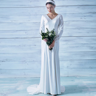 Fitted Wedding Dress with Sleeves