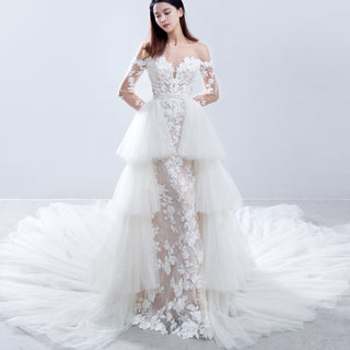 Tulle Applique Lace Wedding Dresses & Bridal Gowns