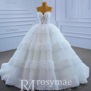 Quinceanera Celebrity Dress Tulle Sweet 16 Ball Gown Wedding Dress