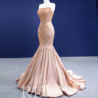 Mermaid Sexy Evening Dress Beaded Elegant High-end Party Gown