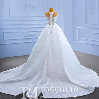 Gorgeous Mermaid Wedding Dress with Detachable Skirt