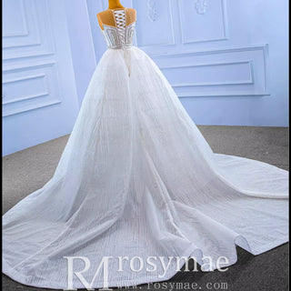 Gorgeous Mermaid Wedding Dress with Detachable Skirt