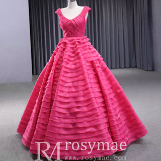 Tiered Ball Gown Detachable Bolero Wedding Dress Formal Gown