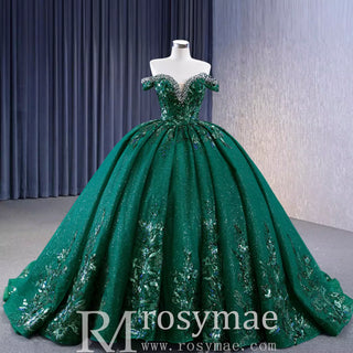 High-end Handmade Beading Rhinestone Prom Dress Formal Gown