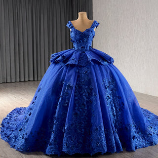 High-end Sparkly Tulle Ball Gown Wedding Dress Quinceanera Gown