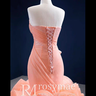 Classic Sleeveless V neck Long Mermaid Wedding Dresses
