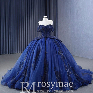 Gorgeous Ball Gown Off-the-shoulder Quinceanera Dress Evening Party Gown