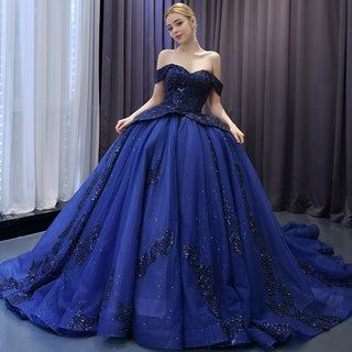 Gorgeous Ball Gown Off-the-shoulder Quinceanera Dress Evening Party Gown