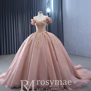 High-end Off the Shoulder Ball Gown Formal Dress Quinceanera Gown