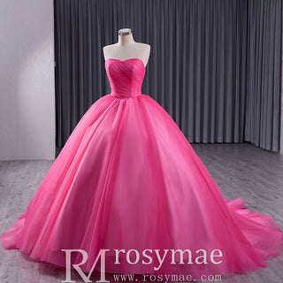 Ruffled Wedding Gown Detachable Overskirt Quinceanera Dress