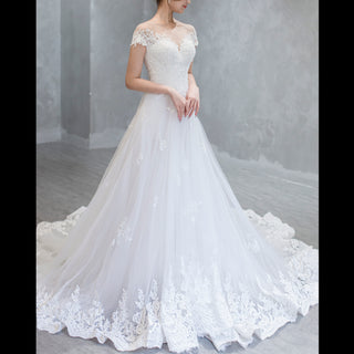 Backless A Line Wedding Dress – Rosymae