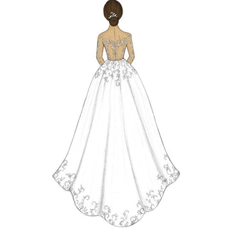 Customize Made Wedding Dress
