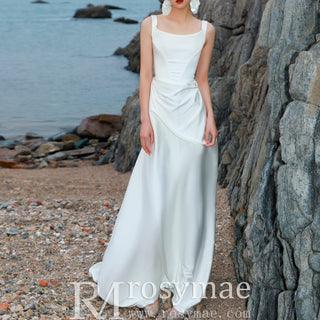 Informal Simple and Elegant Boho Beach Wedding Dresses