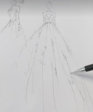 Wedding Dress Sketching