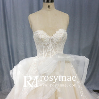 Ruffle-bride-wedding-dress
