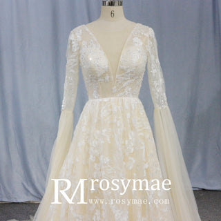 cape-sleeve-bridal-gown