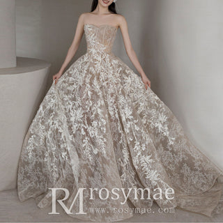 Princess Sweetheart Neckline Lace A-line Bridal Wedding Dress